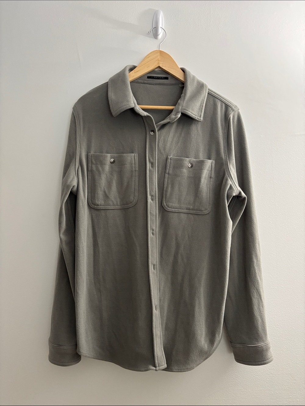 T Tahari Olive Green Utility Jacket